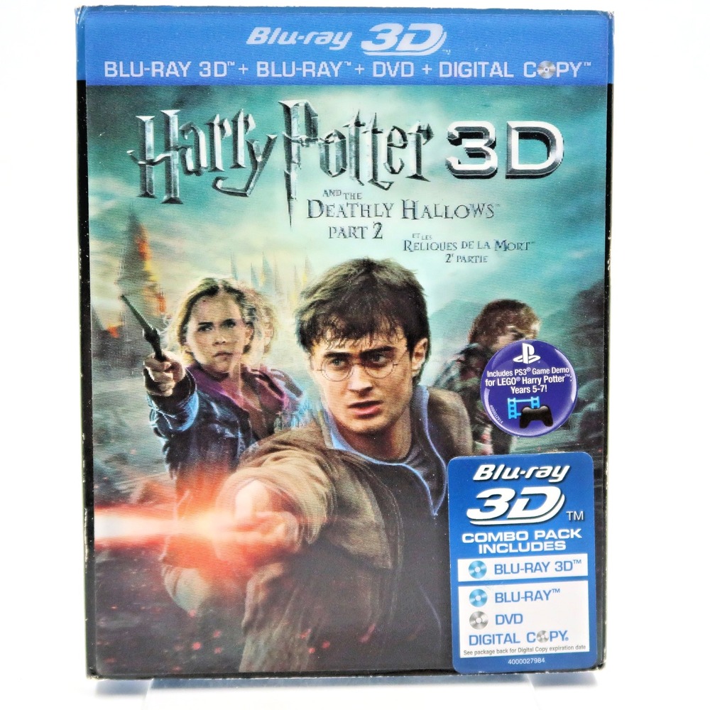 Harry Potter And The Deathly Hallows Part 2 (Blu-ray 3D/Blu-ray/DVD, 2011)